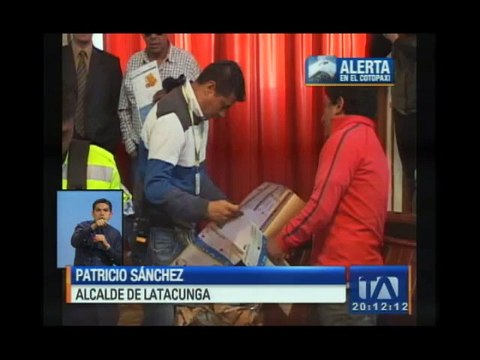 Cotopaxi: entregan mapas informativos de evacuación