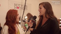Ashley Graham Talks Curvy Role Models Backstage at Her NYFW Debut