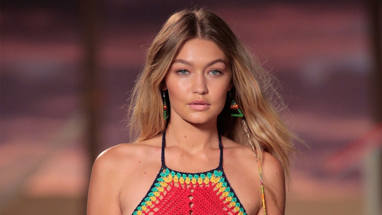 Gigi and Bella Hadid Take Over the Tommy Hilfiger Runway in Their Bikinis