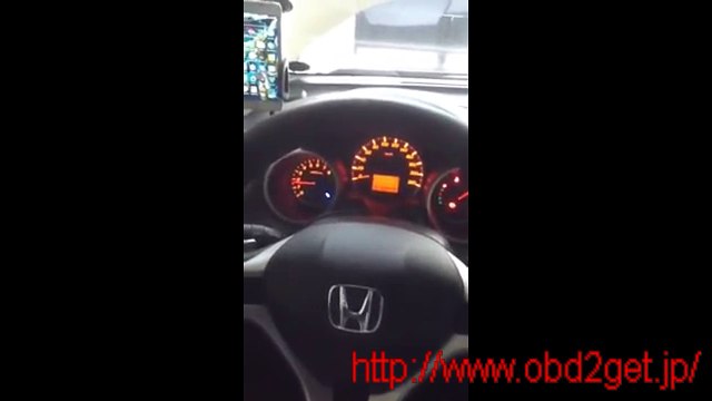 Torque App on Honda Jazz - Fit via OBD2 Bluetooth