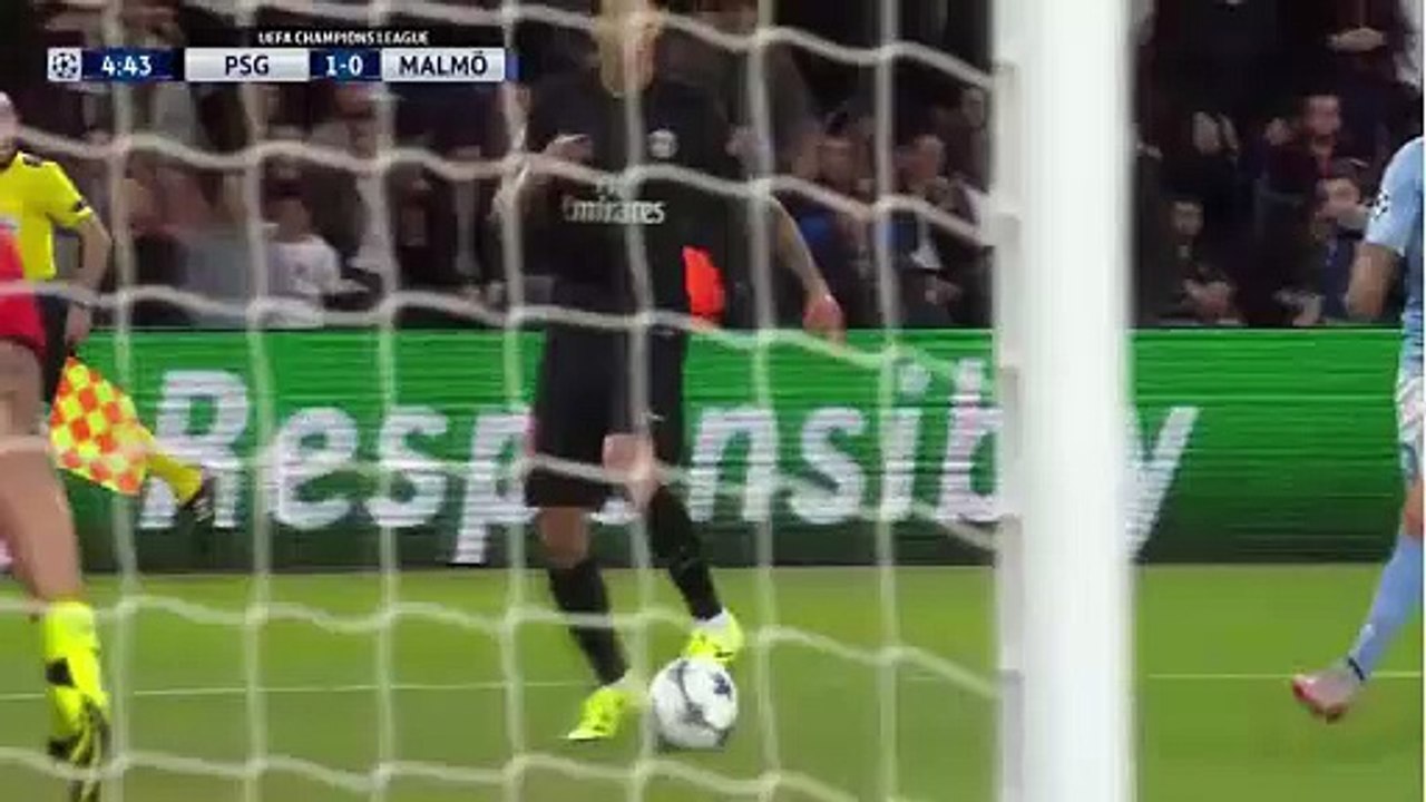 Angel Di Maria opened the entrance. PSG 2 - 0 Malmoe all goal 15/9/2015 Champions League - Group A