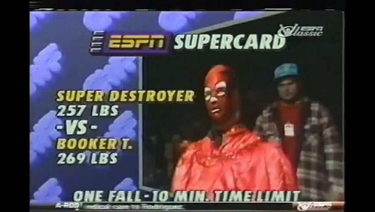 The Super Destroyer vs Booker T GWF wrestling
