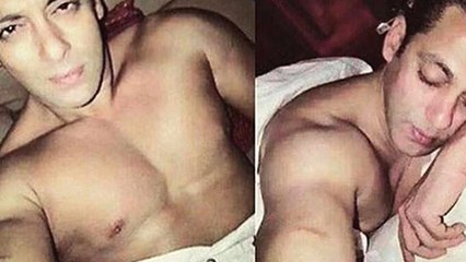 Salman Khan's Adorable Sleepy Shirtless Selfie