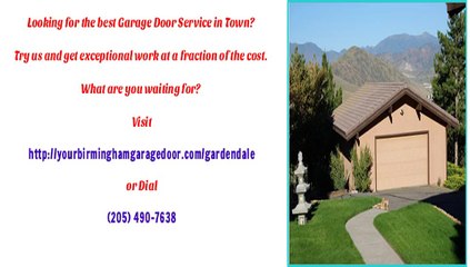 Gardendale, AL Bonded Garage Door Technicians