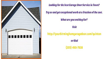 Garage Door Parts Replacement in Quinton, AL