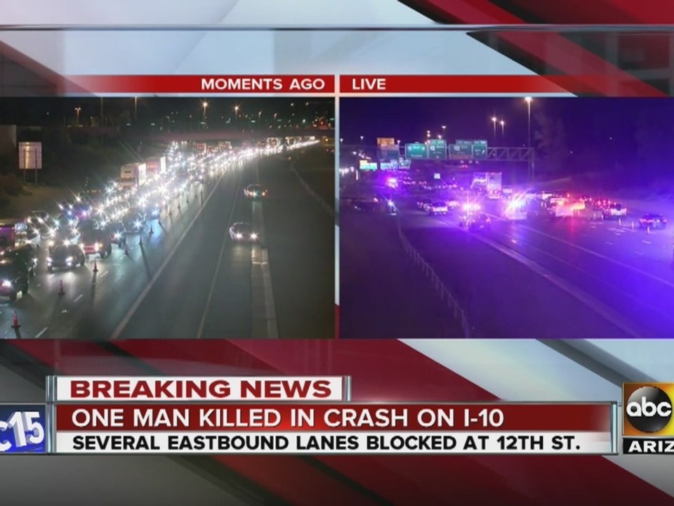 One man killed in crash on Interstate 10