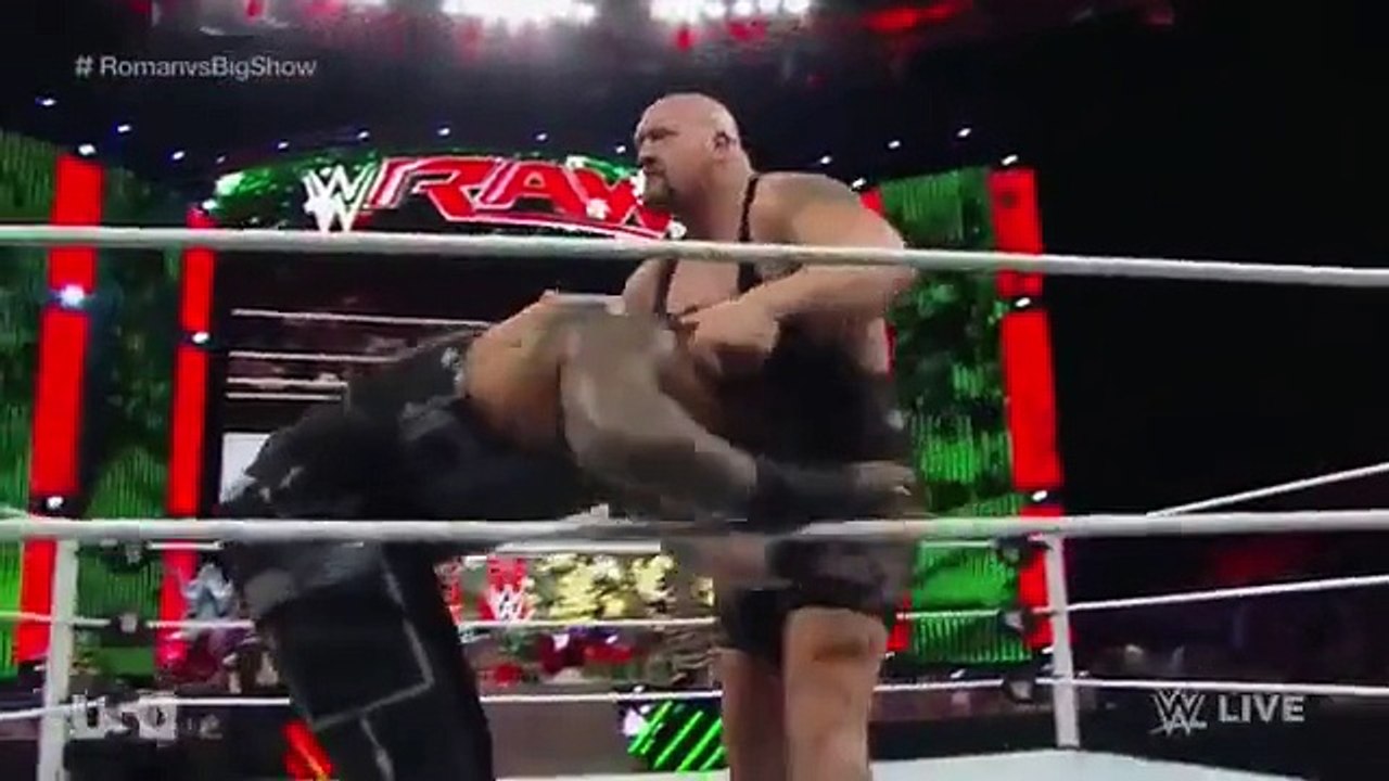 WWE Roman Reigns vs BigShow - Superman Punch Full WWE Wrestling