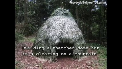 İlkel Yöntemlerle Yaptığı Eve İnanamayacaksınız!