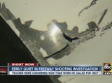 Eerily quiet in freeway shooting investigation