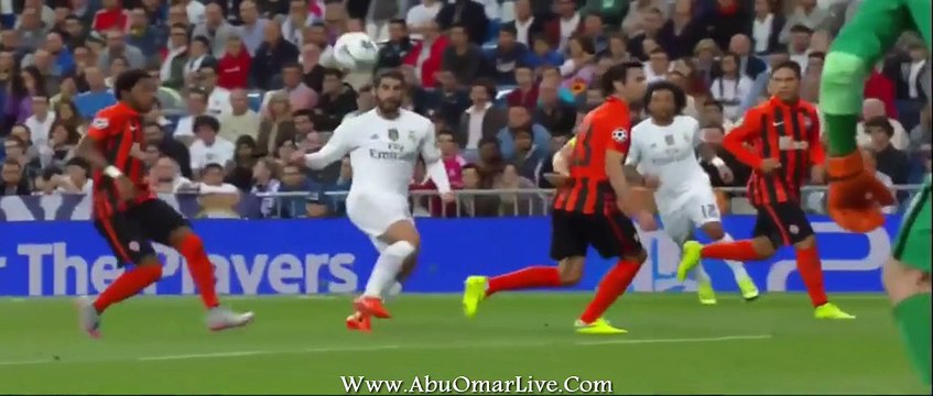 دوري ابطال اوروبا : ريال مدريد 4 _0 شاختار بتاريخ 15/09/2015