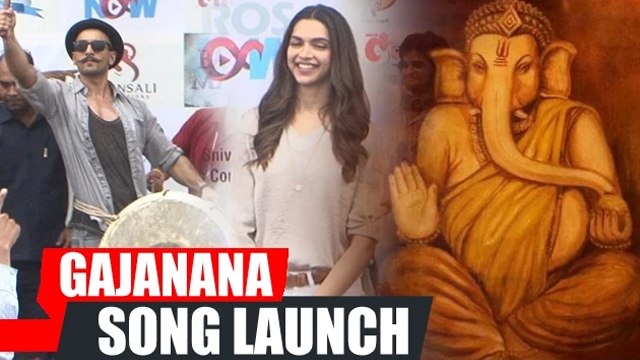 (Video) Gajanana Aarti Launch | Ranveer Singh, Deepika Padukone | Bajirao Mastani