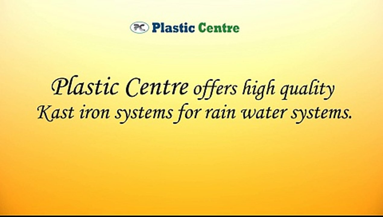 Plastic Centre Offers High Quality Kast Iron Systems for Rain Water Systems