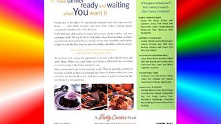 Betty Crocker's Slow Cooker Cookbook (Betty Crocker Cooking) Free Download Book