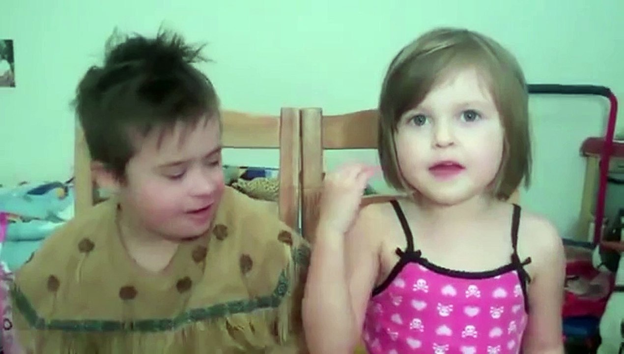Her whole family is terrified about what her brother does with the 4-year-old. But then she starts speaking herself!