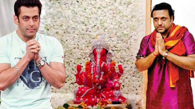 Bollywood Celebs Welcome Lord Ganesha | Salman Khan,Govinda & Celebs