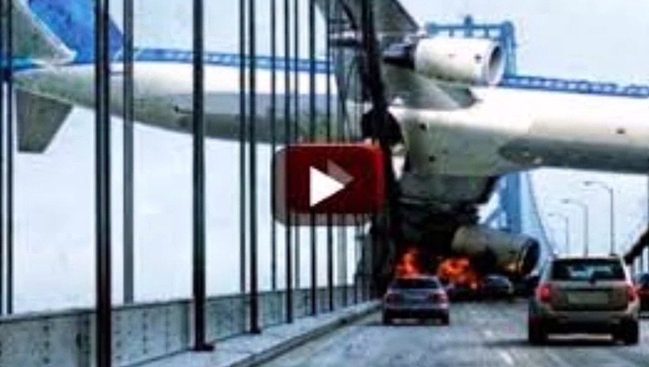 airplane crash caught by  camera