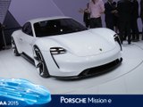 Porsche Mission E concept  en direct du salon de Francfort 2015