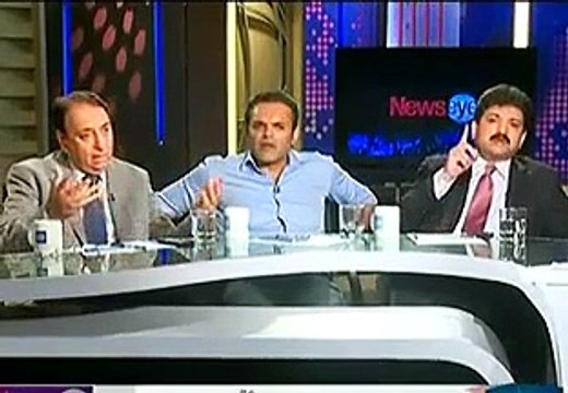 Kashif Abbasi & Hamid Mir take Class of PMLN’s Afzal Khan