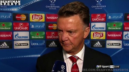 PSV 2-1 Man Utd - Louis van Gaal Post Match Interview 15.09.2015