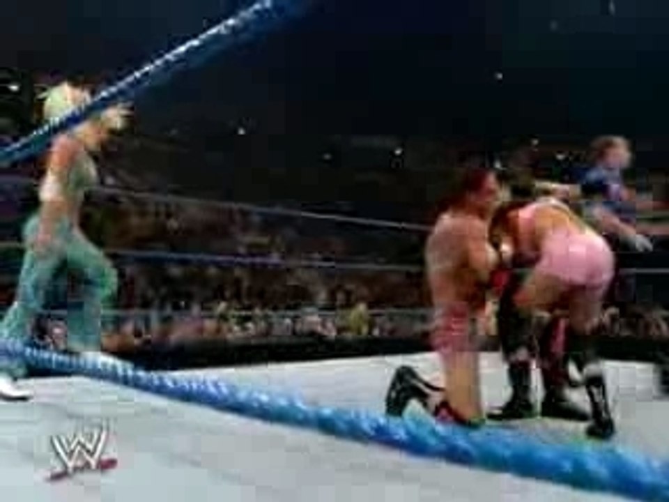 Kidman&Torrie vs Dawn&Cena