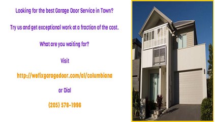 Expert Garage Door Services in Columbiana, AL 🚪