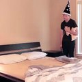 When your stupid wizard parents force you to make the bed.