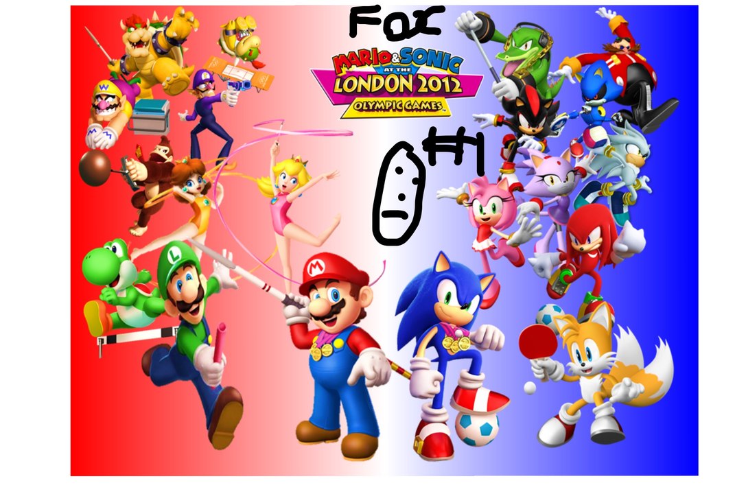 Everyone plays Mario and Sonic at the London 2012 Olympic Games EP1 Part 1