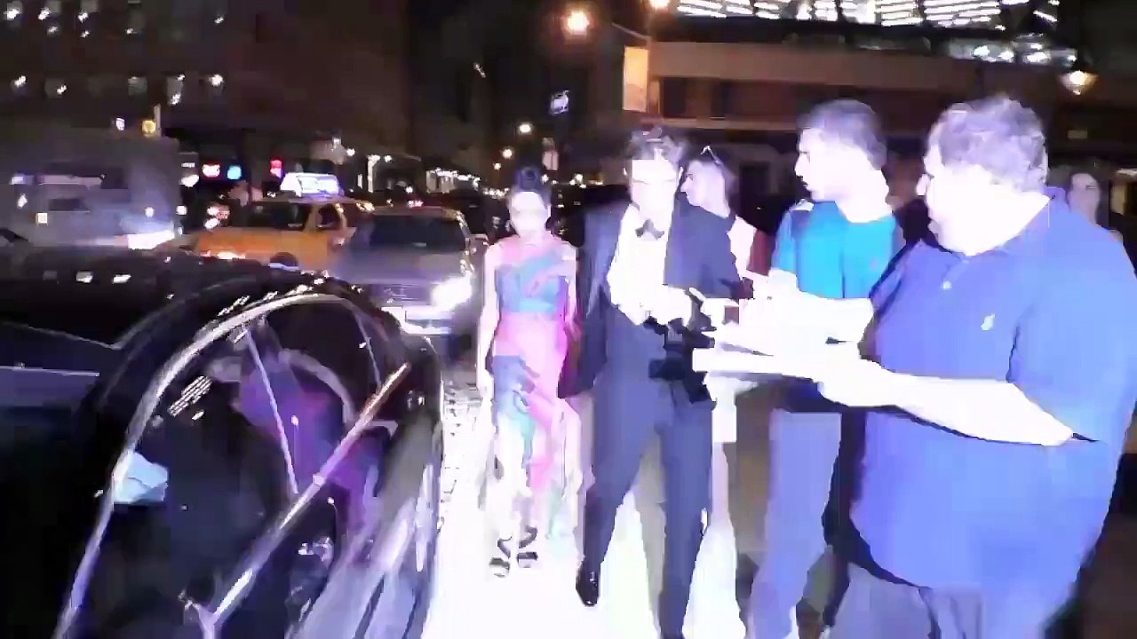 Robert Pattinson & FKAtwigs arrives after party, MetGala in NYC 04.05.2015
