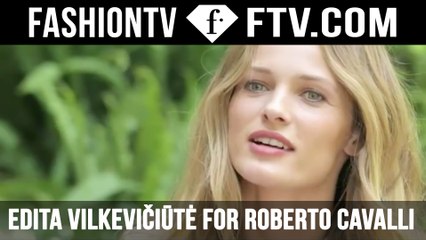 Edita Behind the Scenes Roberto Cavalli Paradiso | FTV.com