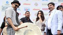 WATCH Ranveer Singh Plays The Dhol | Gajanana Song Launch | Bajirao Mastani