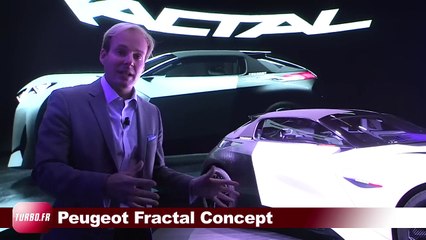 Live Francfort 2015 : le Peugeot Fractal présenté par Antoine Arnoux