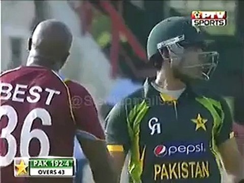 Umar Akmal Vs Tino Best ● Cricket Fight ● Pak vs WI