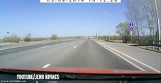 Dashcam Captures Truck Losing Load Onto Road Leaving Motorists Seconds From Death