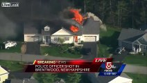 House Explodes on Live TV
