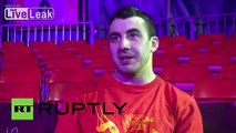 UK: Russian circus performer breaks juggling world record
