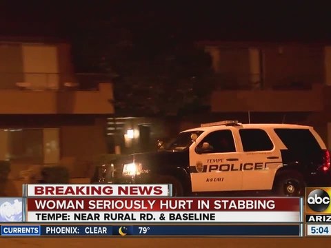 Woman seriously injured in Tempe stabbing