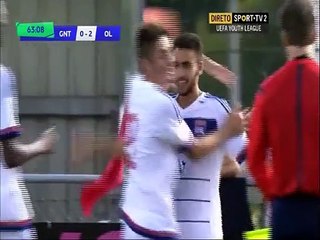 Del Castillo second Goal  -  KAA Gent Youth vs Lyon Youth 0-2