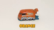 Voitures jouets - Apprendre les couleurs avec le camion de pompier et les petites voitures (360p)