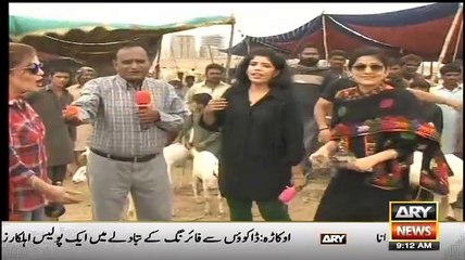 Funny Chand Nawab Doing Show From The  Cattle Market - Must Watch
