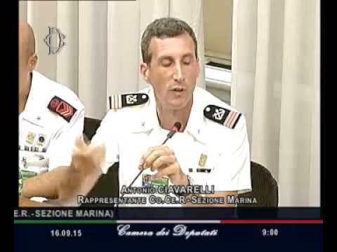 Roma - Flussi migratori, audizione Co.Ce.R. - Sezione Marina (16.09.15)