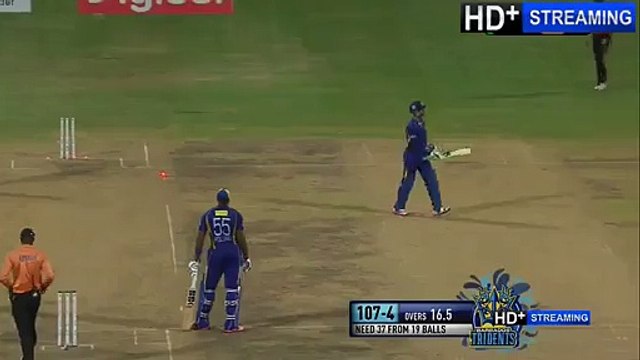 Shoaib Malik Clean Bowled by Shahid Afridi, in CPL 2015