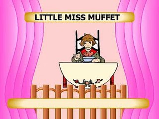 Little Miss Muffet Nursery Rhyme   Animated Songs For Children - watch video online