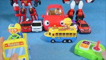 Pororo sans fil de ville de bus peut décoller plusieurs voitures ou un robot plus grand producteur mondial de jouet Pororo mini voitures et Tobot jouets
