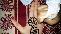 Simple Floral Henna - Arabic fusion style mehndi design video