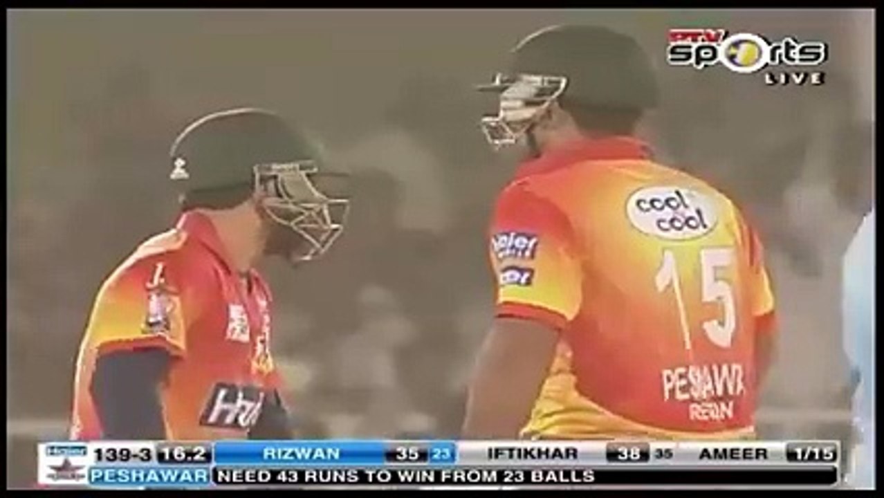 Last 5 Over Karachi Blues vs Peshawar Region FINAL Haier Mobile T20 Cup 2015