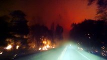 Californie : il filme sa fuite au milieu des flammes