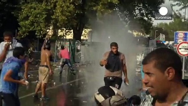 Migranti, scoppia la violenza al confine tra Serbia e Ungheria