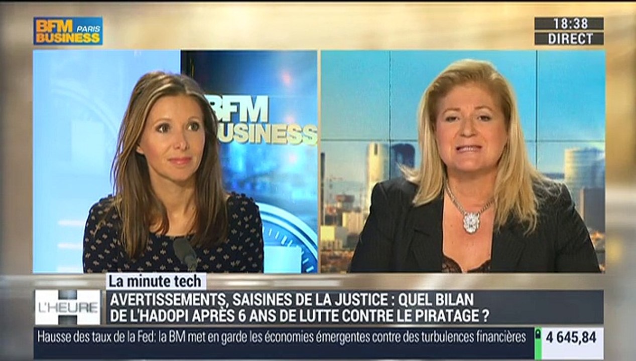 La minute tech: Hadopi, quel bilan après 6 ans de lutte contre le piratage sur Internet ? - 16/09