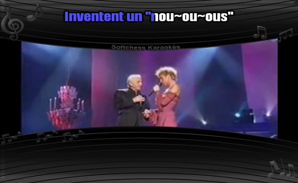 Karaoké Charles Aznavour et Céline Dion - Toi et moi (avec voix masculine)