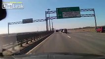Russian Police Escort Vehicles Driving Dangerously